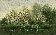 Apple Trees in Blossom Charles Francois Daubigny